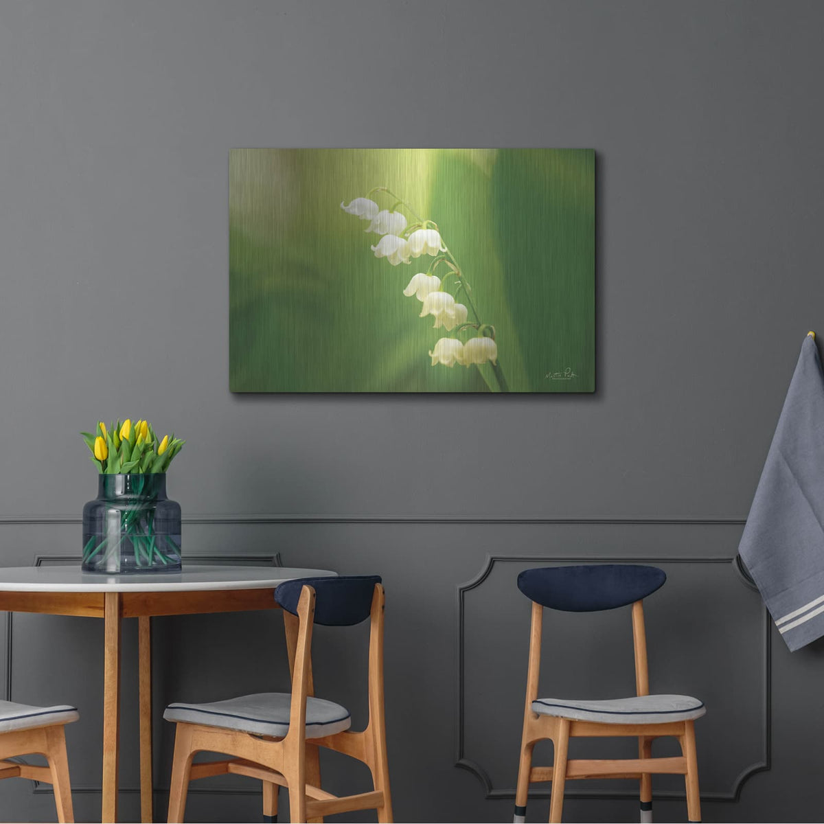 'Lily of the Valley' by Martin Podt – Metal Wall Art, 36x24 room view