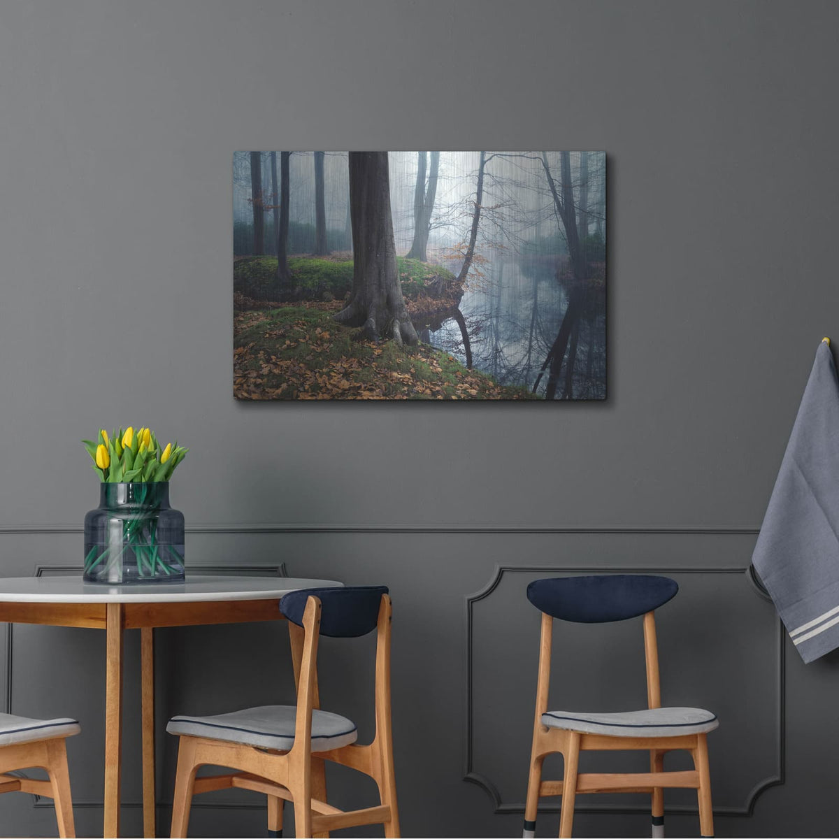 'Creepy Outside World' by Martin Podt – Metal Wall Art, 36x24 room view