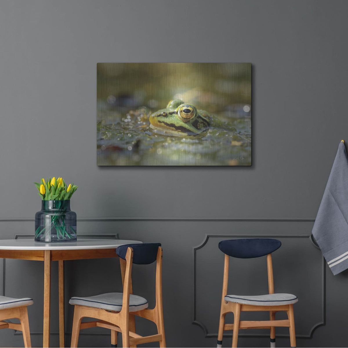 'Frog' by Martin Podt – Metal Wall Art, 36x24 room view