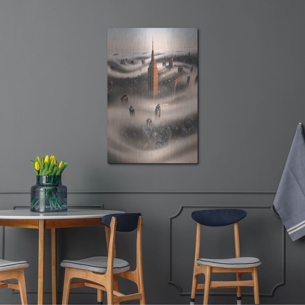 'Empire Fog' by Bruce Getty – Metal Wall Art, 24x36 room view
