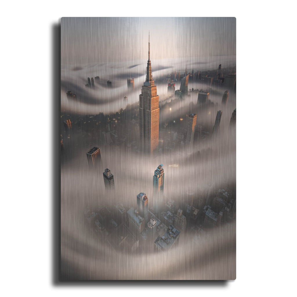 'Empire Fog' by Bruce Getty – Metal Wall Art