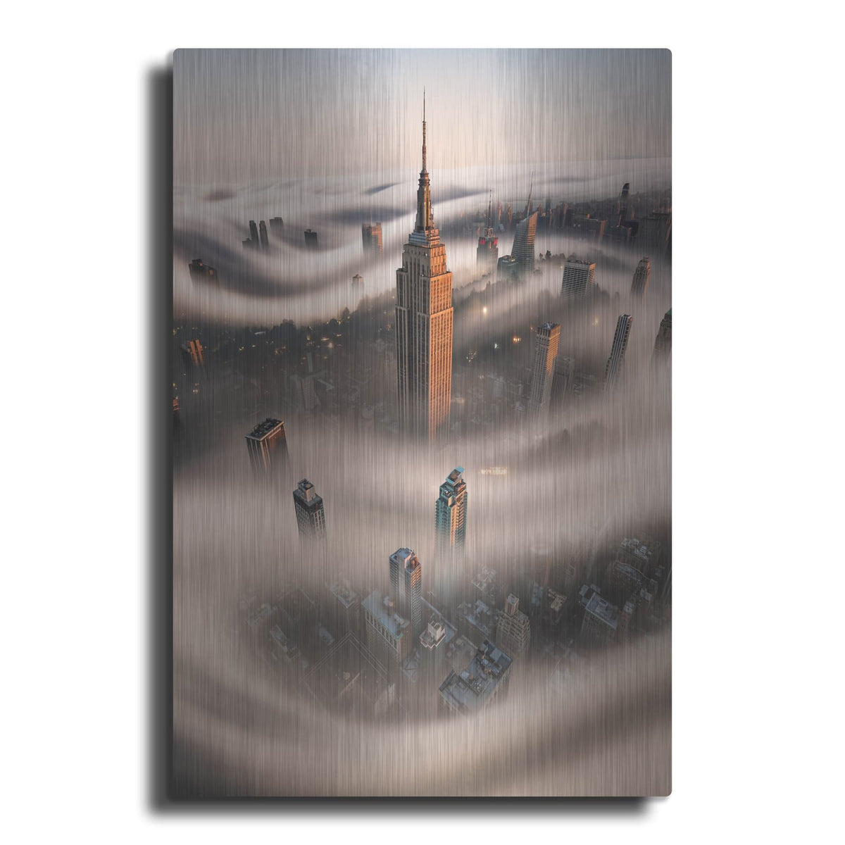 'Empire Fog' by Bruce Getty – Metal Wall Art
