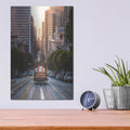 'The Trolly' by Bruce Getty – Metal Wall Art, 12x16 room view