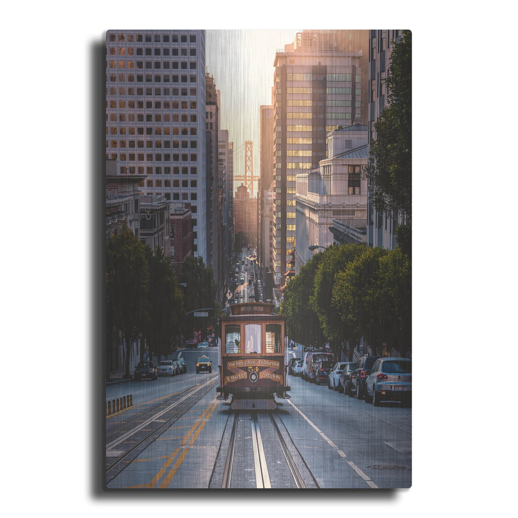 'The Trolly' by Bruce Getty – Metal Wall Art