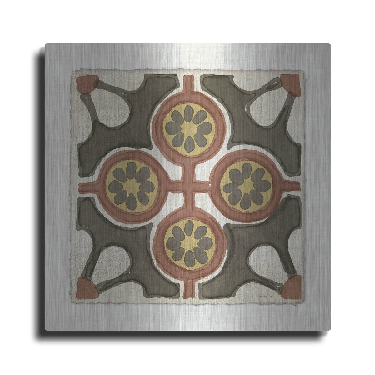 'Moroccan Tile Pattern II' by Stellar Design Studio – Metal Wall Art