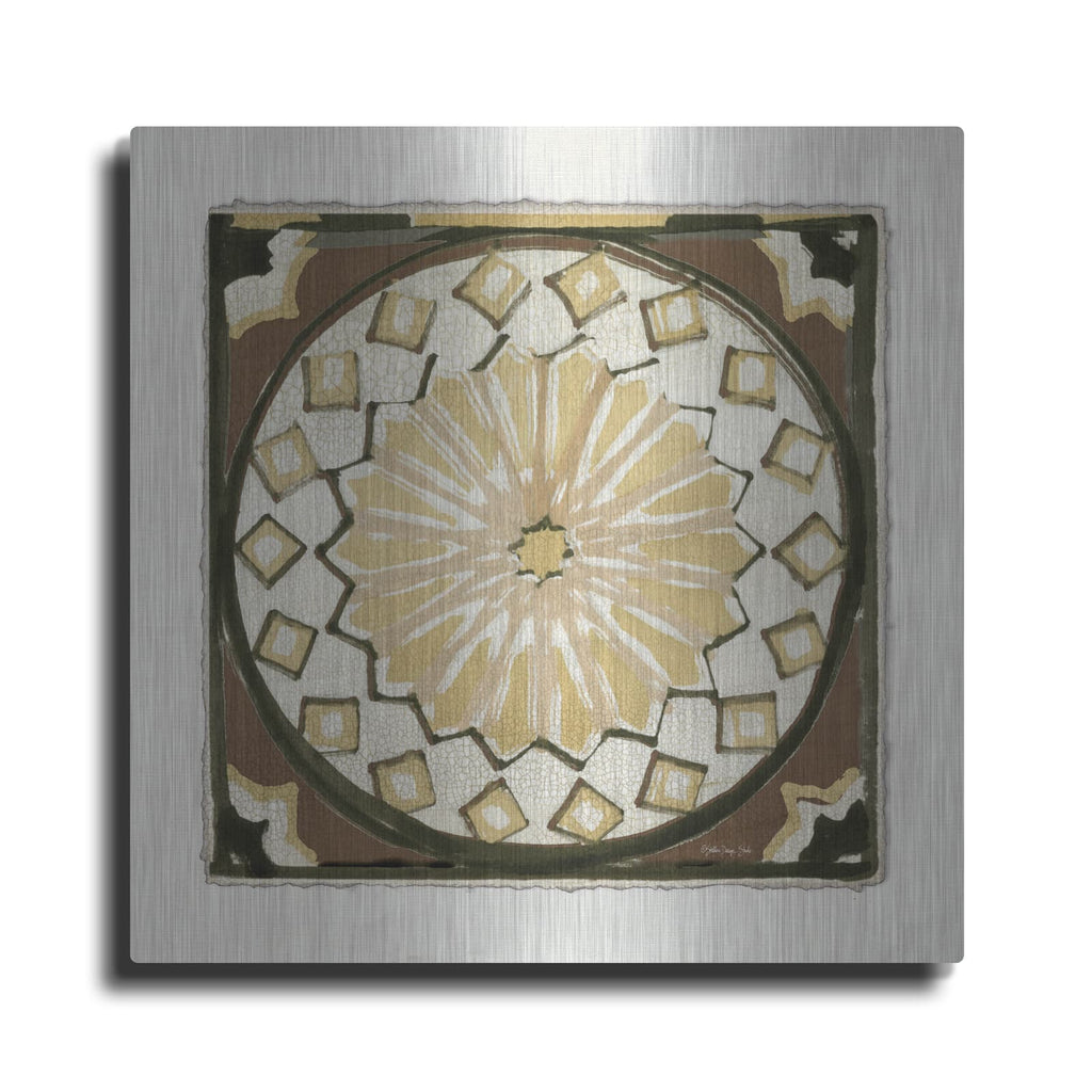 'Moroccan Tile Pattern IV' by Stellar Design Studio – Metal Wall Art