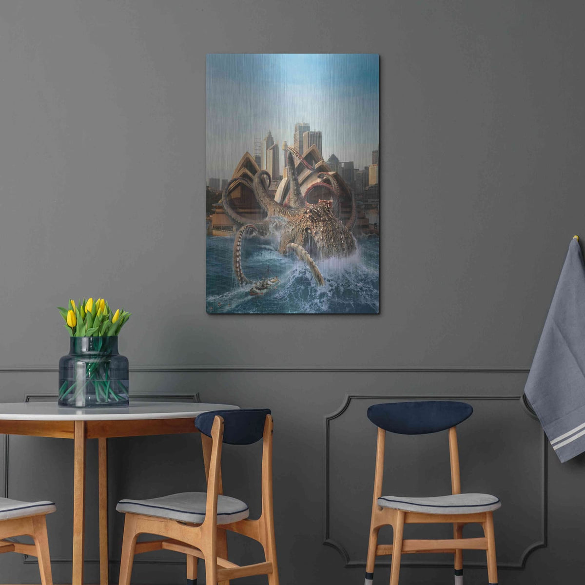 'Catch of His Life' by Damir Martin – Metal Wall Art, 24x36 room view