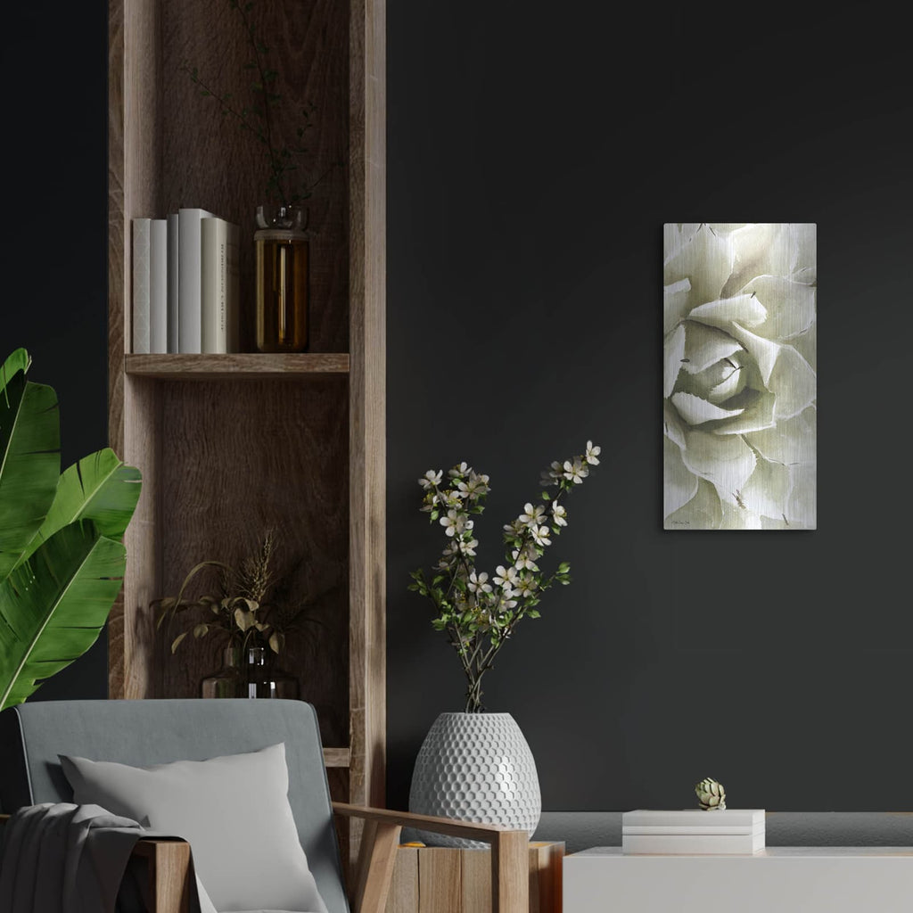 'Agave Panel 1' by Stellar Design Studio – Metal Wall Art, 12x24 room view