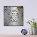 'Coffee Love 1' by Britt Hallowell – Metal Wall Art, 12x12 room view