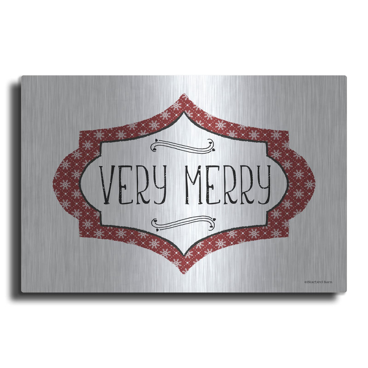 'Very Merry' by Bluebird Barn – Metal Wall Art