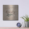 'Winter Beauty I' by Bluebird Barn – Metal Wall Art, 12x12 room view