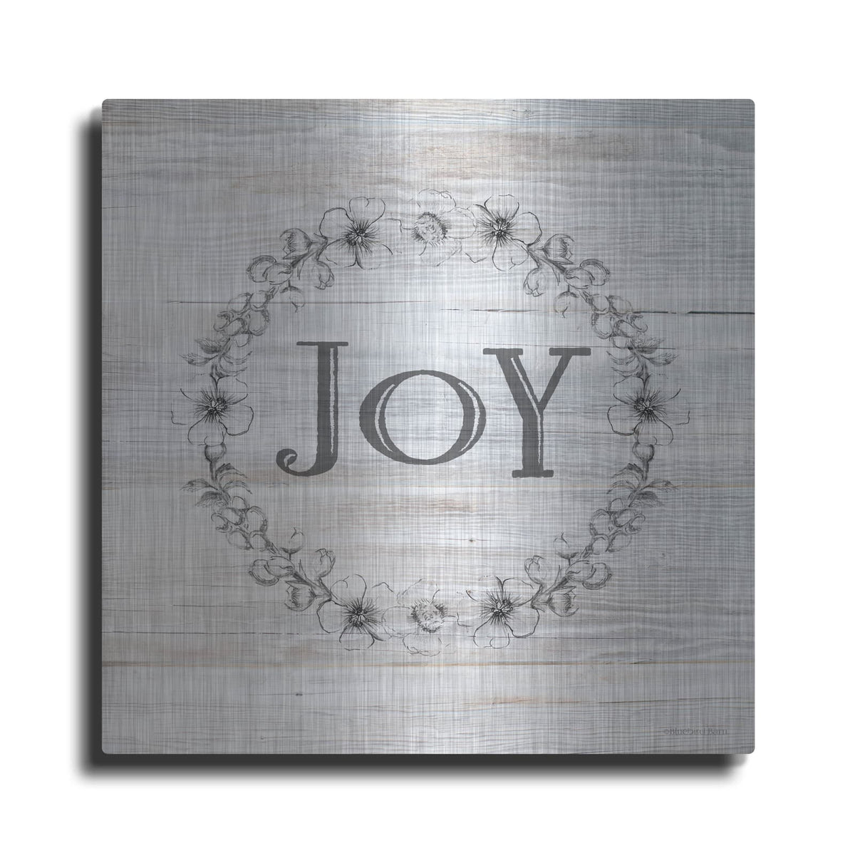 'Joy II' by Bluebird Barn – Metal Wall Art