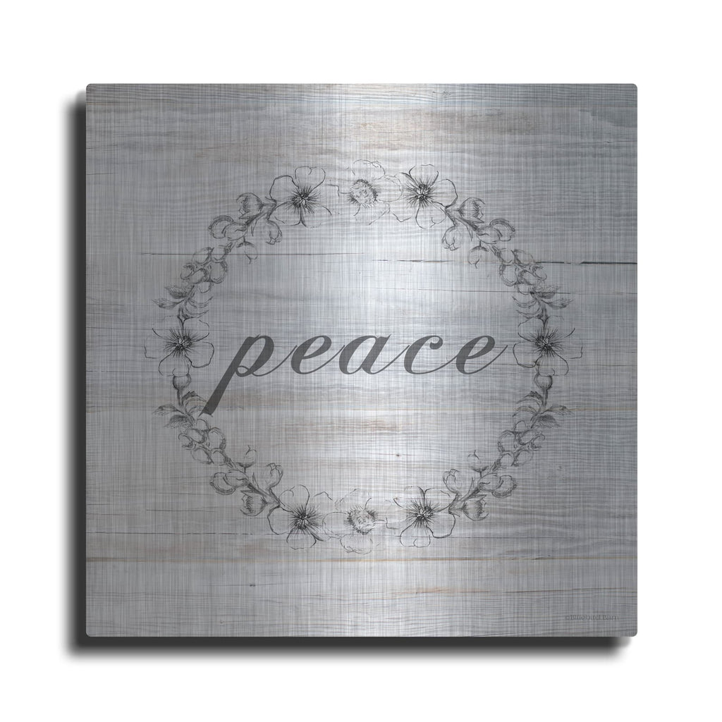 'Peace' by Bluebird Barn – Metal Wall Art