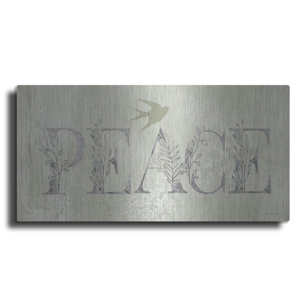 'Peace II' by Bluebird Barn – Metal Wall Art