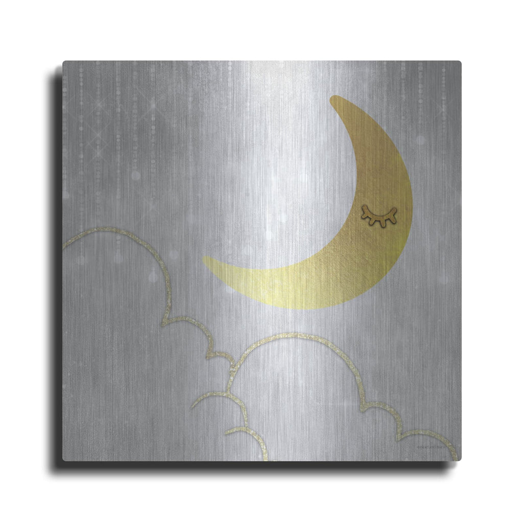 'Gold Moon' by Bluebird Barn – Metal Wall Art