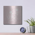 'Pink Flower Bunch II' by Bluebird Barn – Metal Wall Art, 12x12 room view