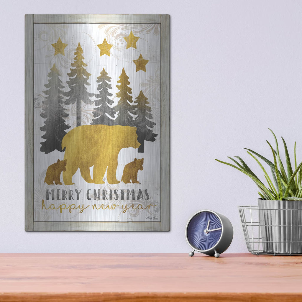 'I'll be Home for Christmas' by Cindy Jacobs – Metal Wall Art, 12x16 room view