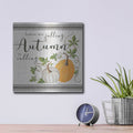'Autumn is Calling' by Cindy Jacobs – Metal Wall Art, 12x12 room view