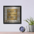 'Buffalo Happy Holidays' by Cindy Jacobs – Metal Wall Art, 12x12 room view
