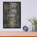 'Snowflake Seasons Greetings' by Cindy Jacobs – Metal Wall Art, 12x16 room view