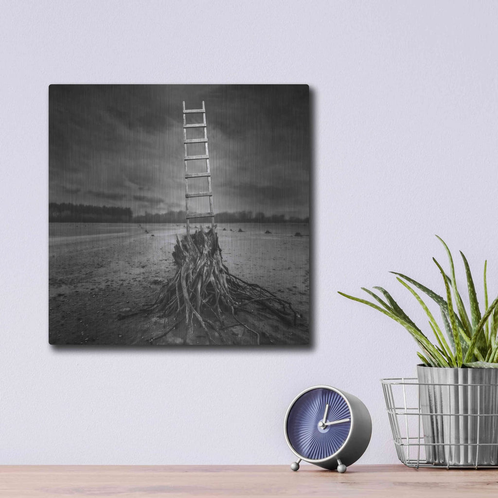 'Drabinka' by Dariusz Klimczak – Metal Wall Art, 12x12 room view