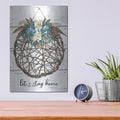 'Let's Stay Home' by Cindy Jacobs – Metal Wall Art, 12x16 room view