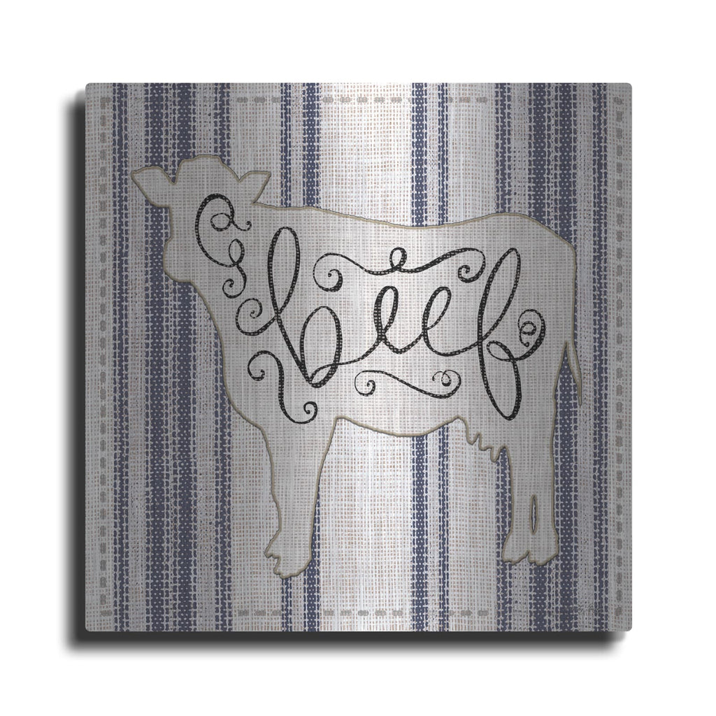 'Beef EXC' by Cindy Jacobs – Metal Wall Art