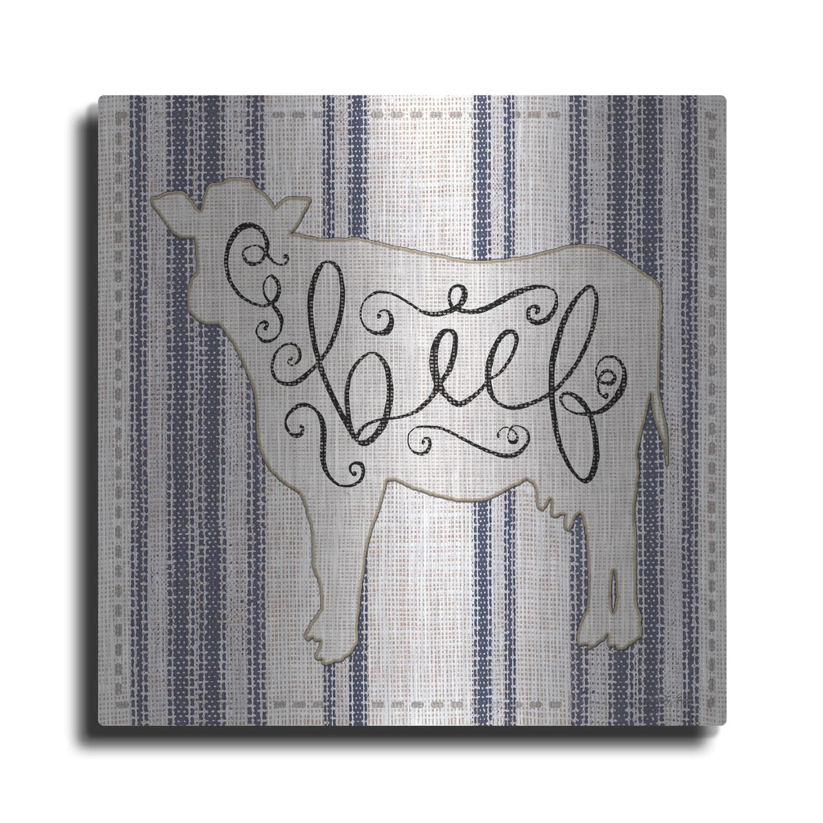'Beef EXC' by Cindy Jacobs – Metal Wall Art