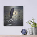 'Featherland' by Dariusz Klimczak – Metal Wall Art, 12x12 room view