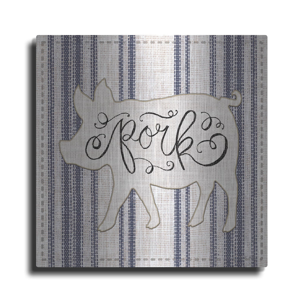 'Pork' by Cindy Jacobs – Metal Wall Art