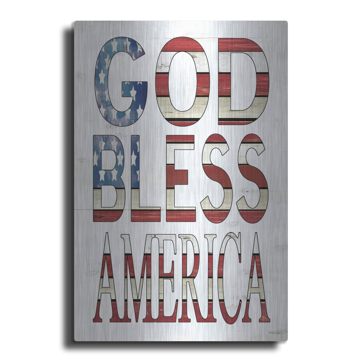 'God Bless America' by Cindy Jacobs – Metal Wall Art