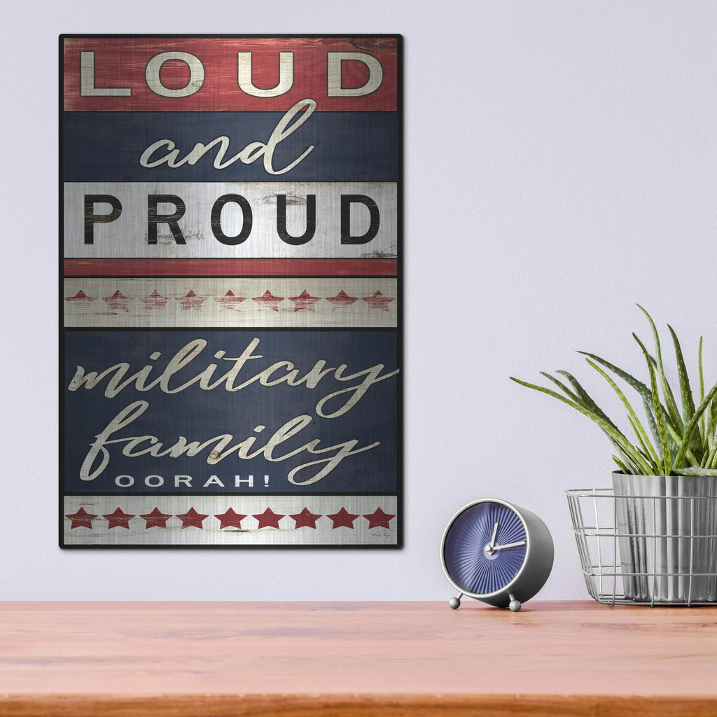 'Loud and Proud' by Cindy Jacobs – Metal Wall Art, 12x16 room view