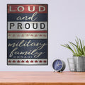 'Loud and Proud' by Cindy Jacobs – Metal Wall Art, 12x16 room view