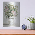 'Spring Peonies I' by Cindy Jacobs – Metal Wall Art, 12x16 room view