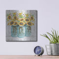 'Garden Gathering' by Cindy Jacobs – Metal Wall Art, 12x12 room view