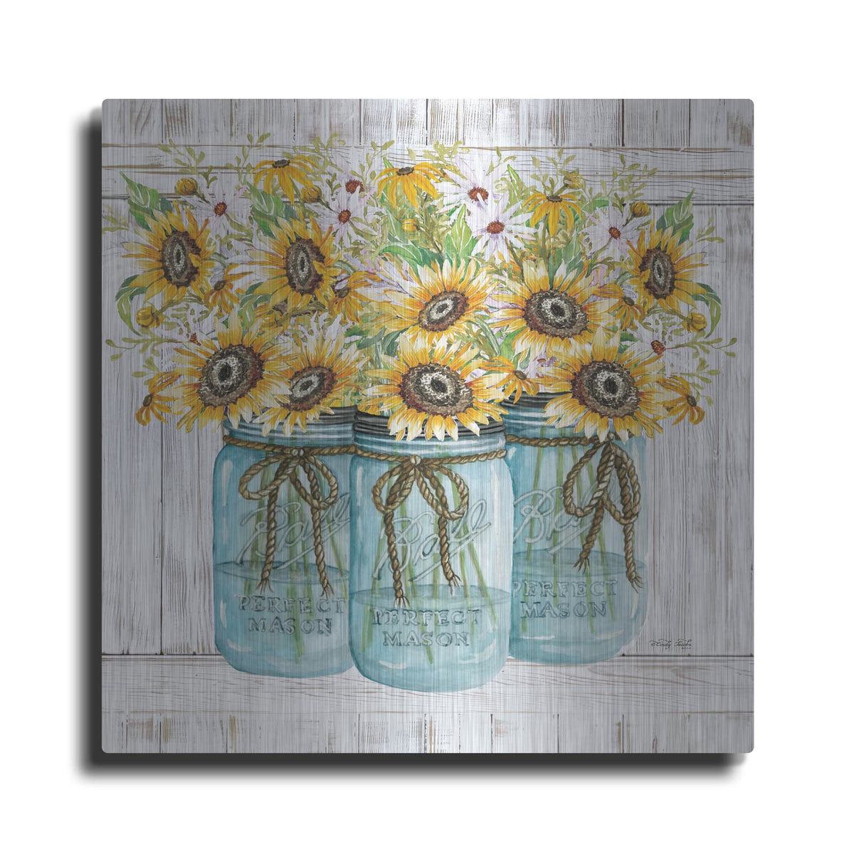 'Garden Gathering' by Cindy Jacobs – Metal Wall Art