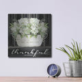 'Thankful & Blessed' by Cindy Jacobs – Metal Wall Art, 12x12 room view