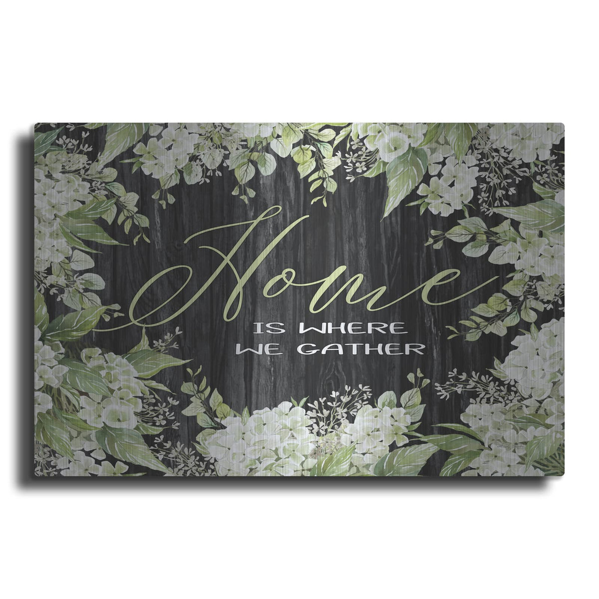 'Home is Where We Gather' by Cindy Jacobs – Metal Wall Art