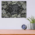 'This is Our Happy Place' by Cindy Jacobs – Metal Wall Art, 16x12 room view