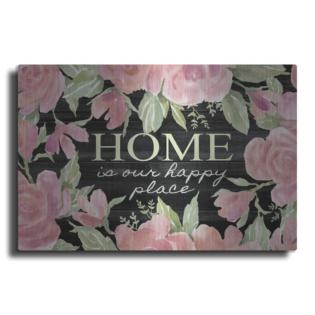 'Home is Our Happy Place' by Cindy Jacobs – Metal Wall Art