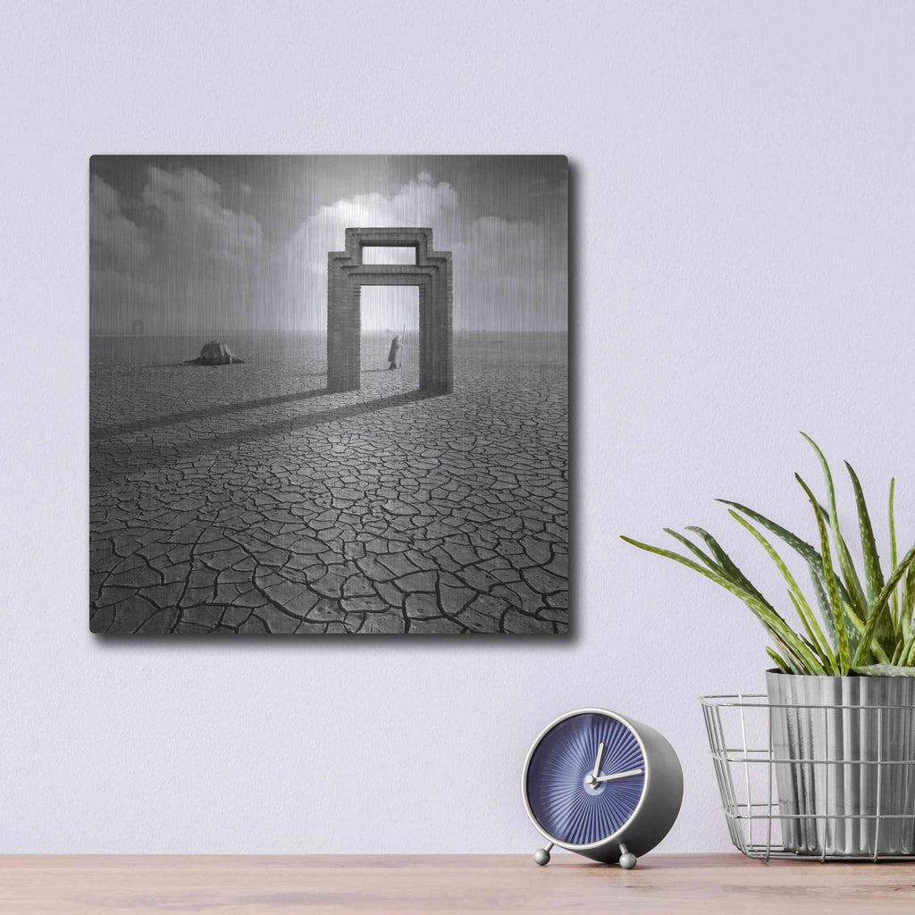 'Gatekeeper' by Dariusz Klimczak – Metal Wall Art, 12x12 room view
