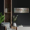 'Farmhouse Colorful' by Cindy Jacobs – Metal Wall Art, 36x12 room view