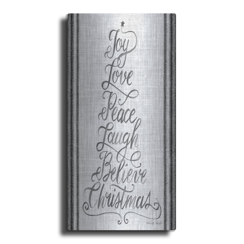 'Christmas Word Tree' by Cindy Jacobs – Metal Wall Art