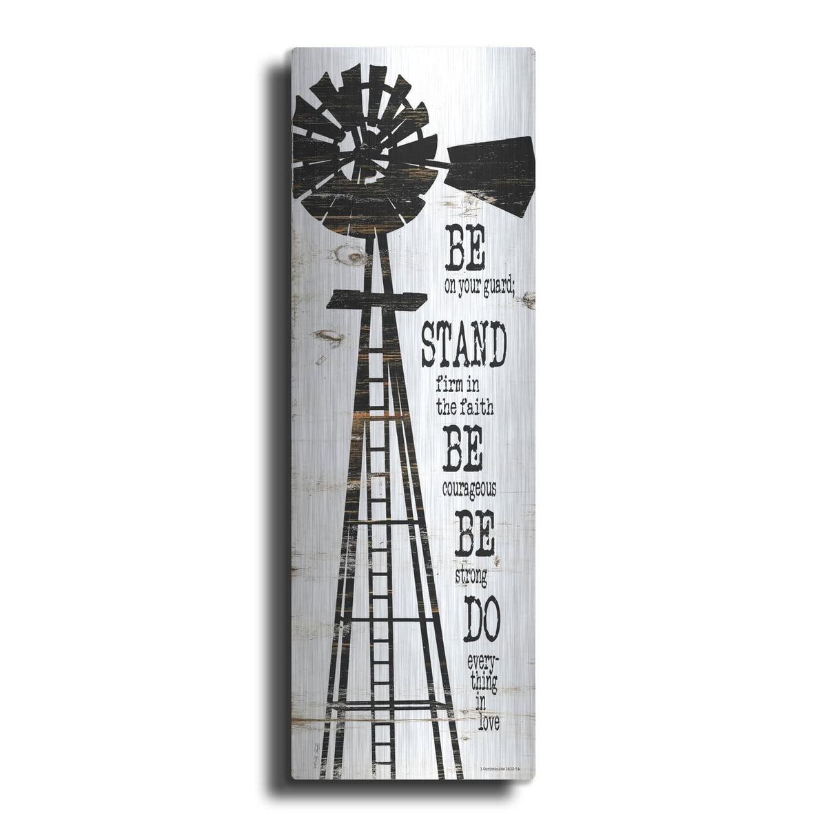 'Windmill Be On Your Guard' by Cindy Jacobs – Metal Wall Art