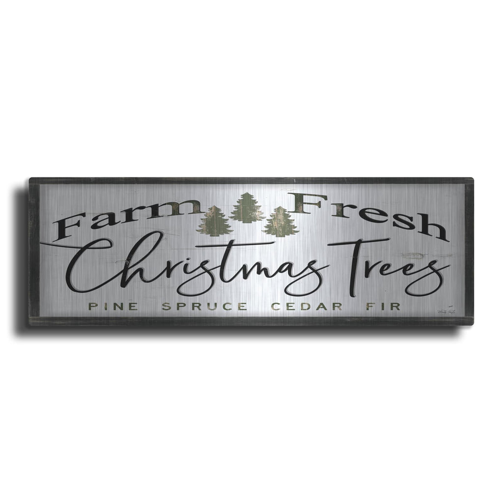 'Farm Fresh Christmas Trees III' by Cindy Jacobs – Metal Wall Art