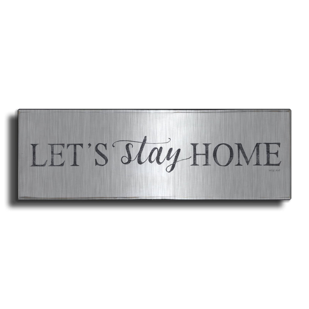 'Let's Stay Home II' by Cindy Jacobs – Metal Wall Art