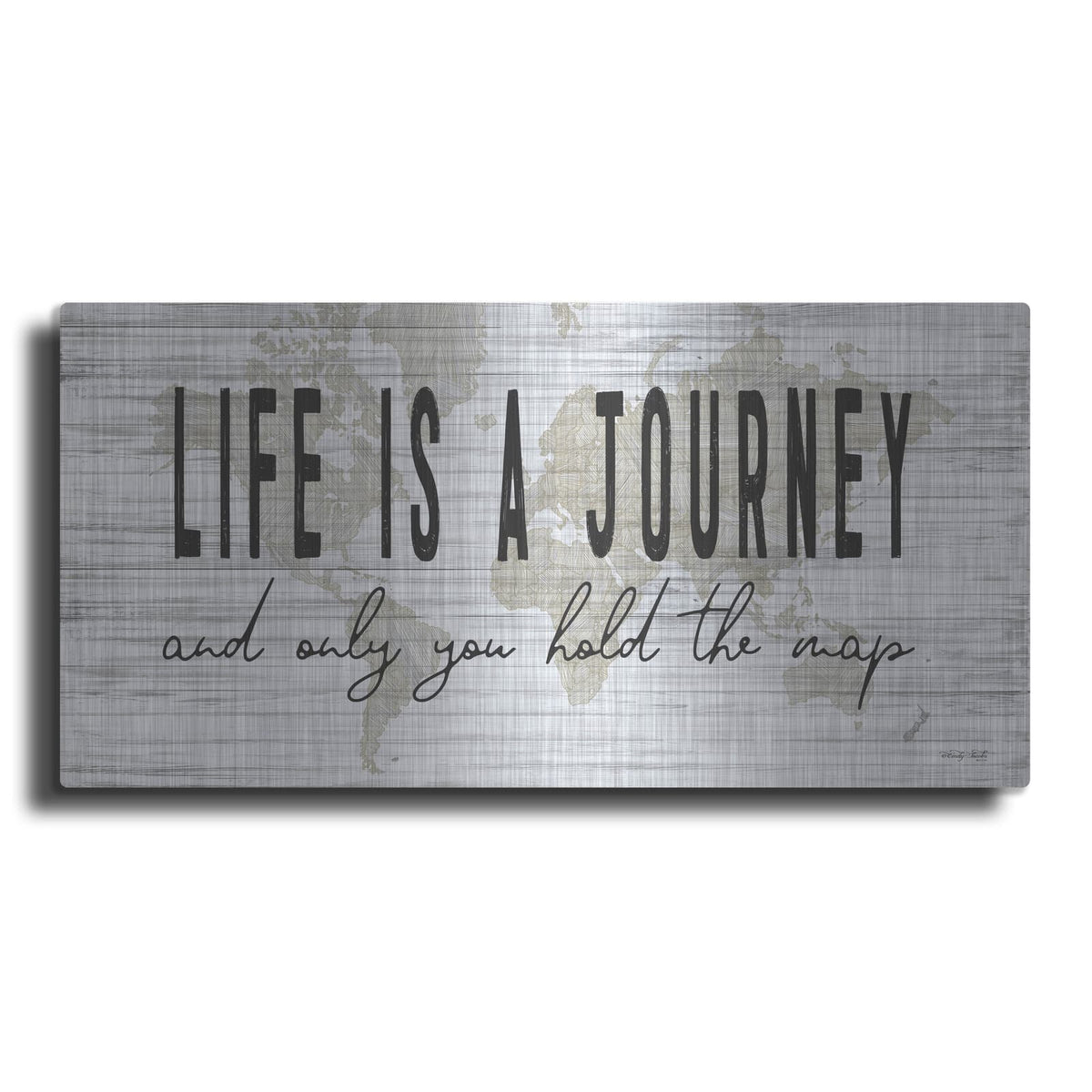 'Life is a Journey' by Cindy Jacobs – Metal Wall Art