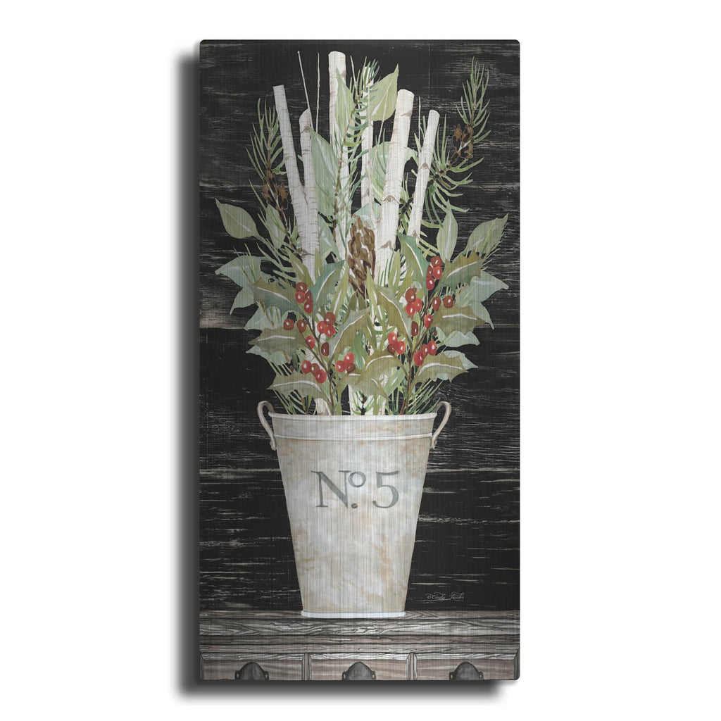 'No. 5 Christmas' by Cindy Jacobs – Metal Wall Art