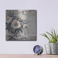'Delighted Greige' by Jeanette Vertentes – Metal Wall Art, 12x12 room view
