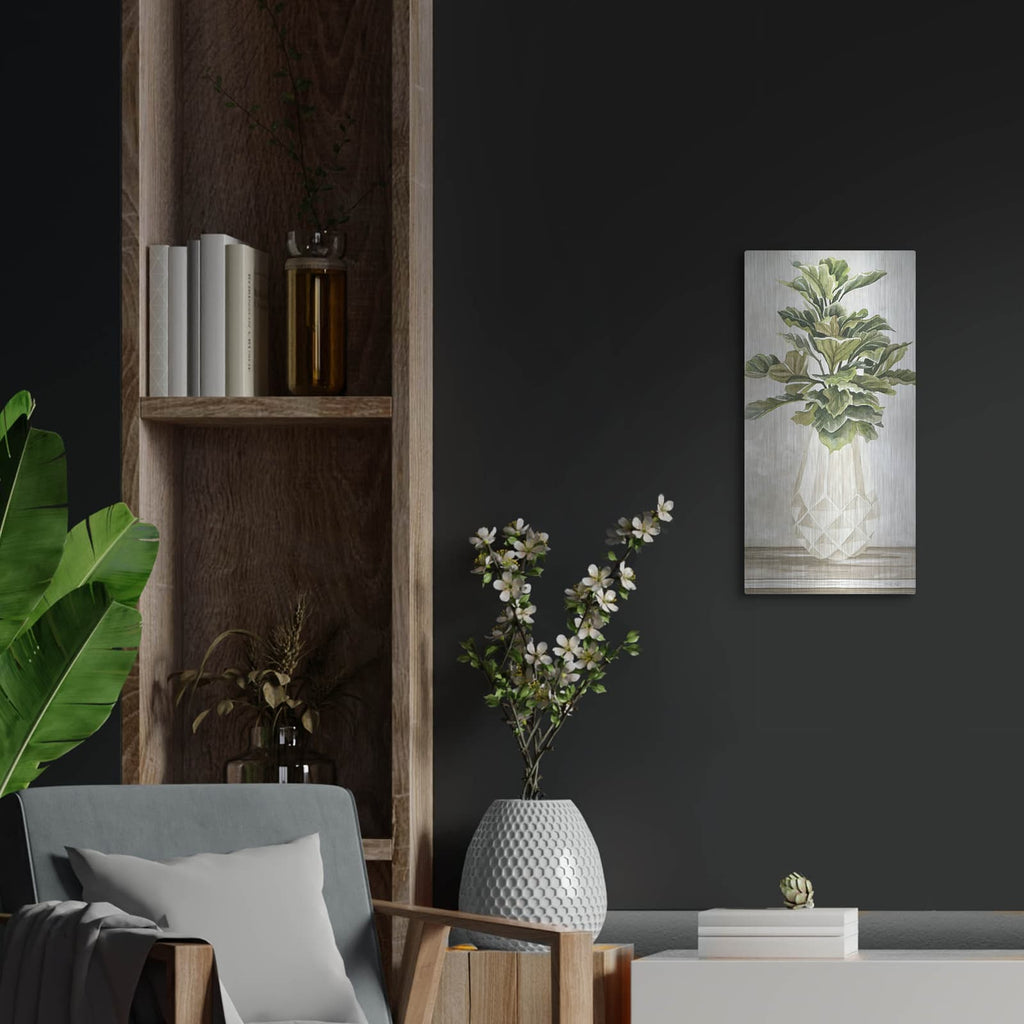 'Simple Beauty II' by Cindy Jacobs – Metal Wall Art, 12x24 room view